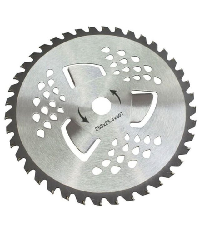 Trade Shop - Disco Per Decespugliatore Ricambio Tosaerba 40 Denti ø 255 X 25,4 Mm Gf-0085 -