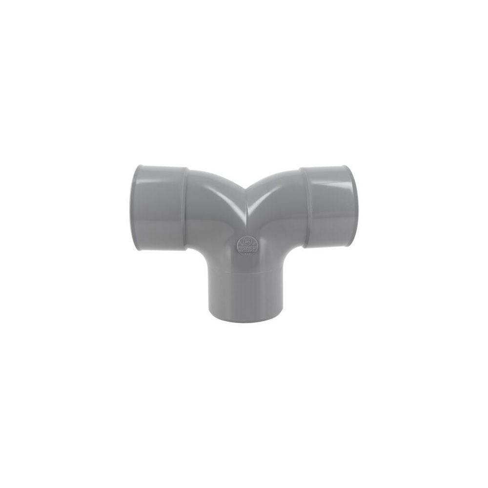 NICOLL Coude 87°30 double parallèle PVC évacuation Mâle Femelle Ø100 - 4