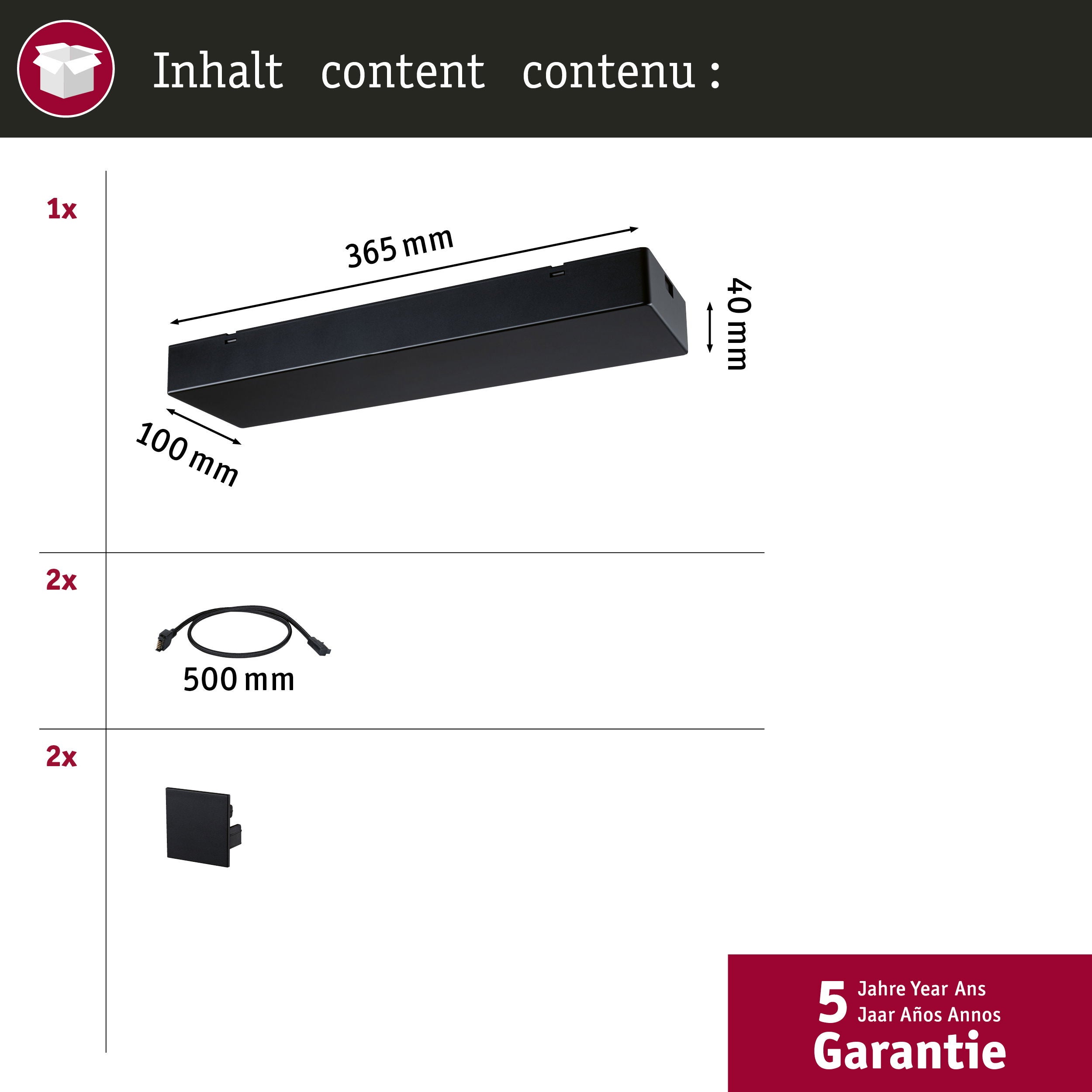 Linion Alimentation électrique Power Box 230/24V max. 120W Noir signal - 4