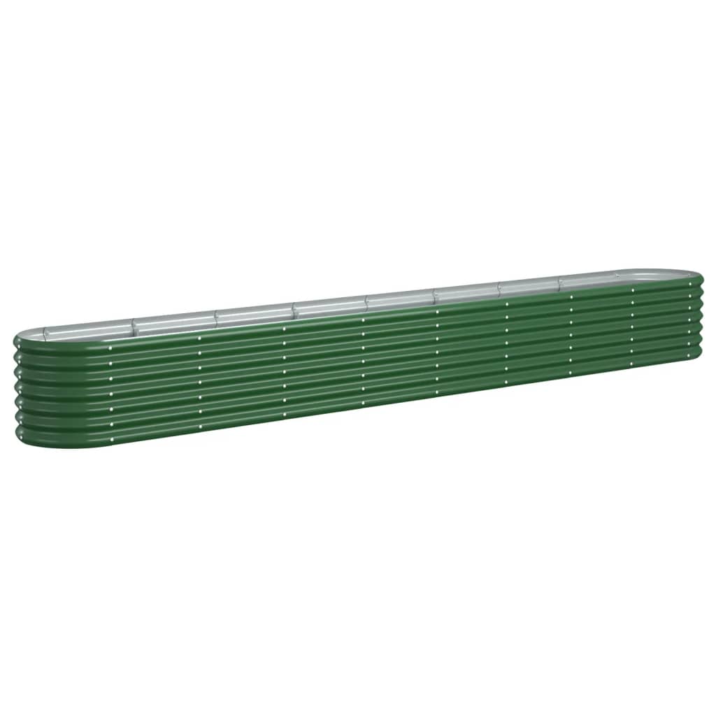 VidaXL Letto Giardino Acciaio Verniciato a Polvere 214x140x36 cm Verde | Leroy Merlin