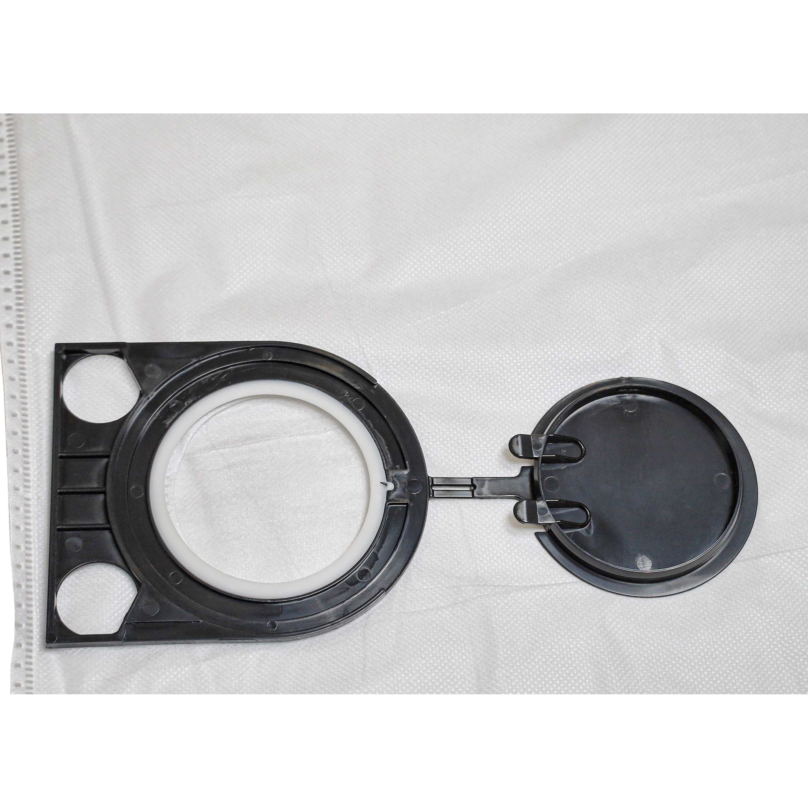 vhbw 40x Sacs compatible avec Starmix GS LD-1232 PZ, HS A-1432 EWS, GS LD-1232 HMT, GS L-1435 PZ aspirateur - 43cm x 32cm blanc - 4