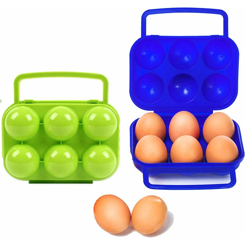 Porte-œufs Plastique 6 Places Beige - Camping & Outdoor