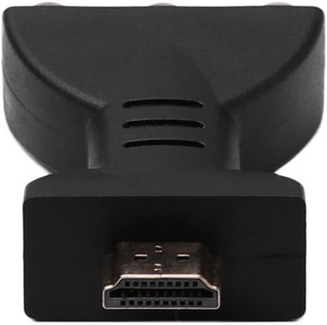 Adaptateur HDMI vers 3RCA, adaptateur rouge jaune blanc câble vidéo HDMI vers AV, convertisseur Audio rouge blanc jaune Portable - 3