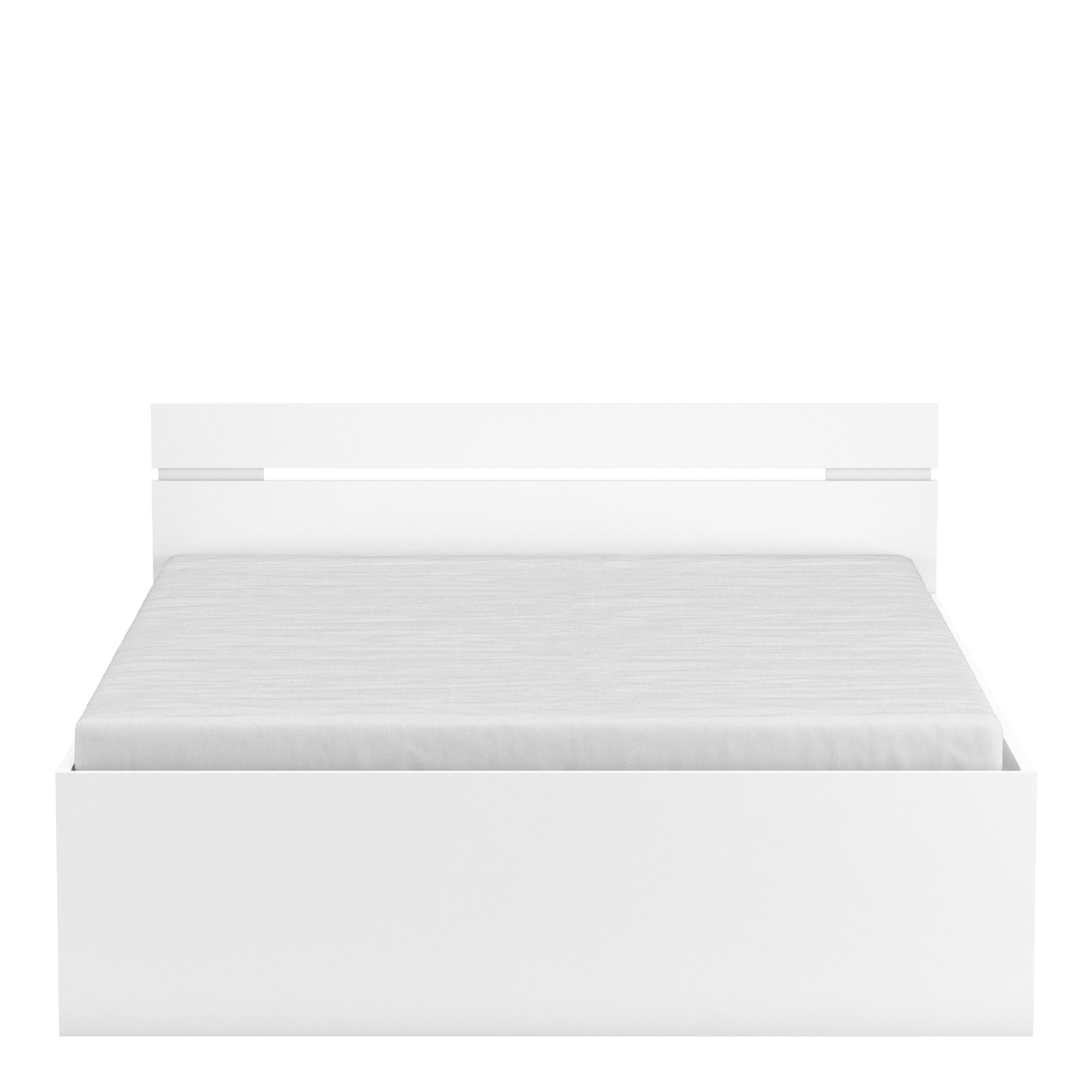 Lit rangement Douai-140 x 190 cm-Blanc - 6