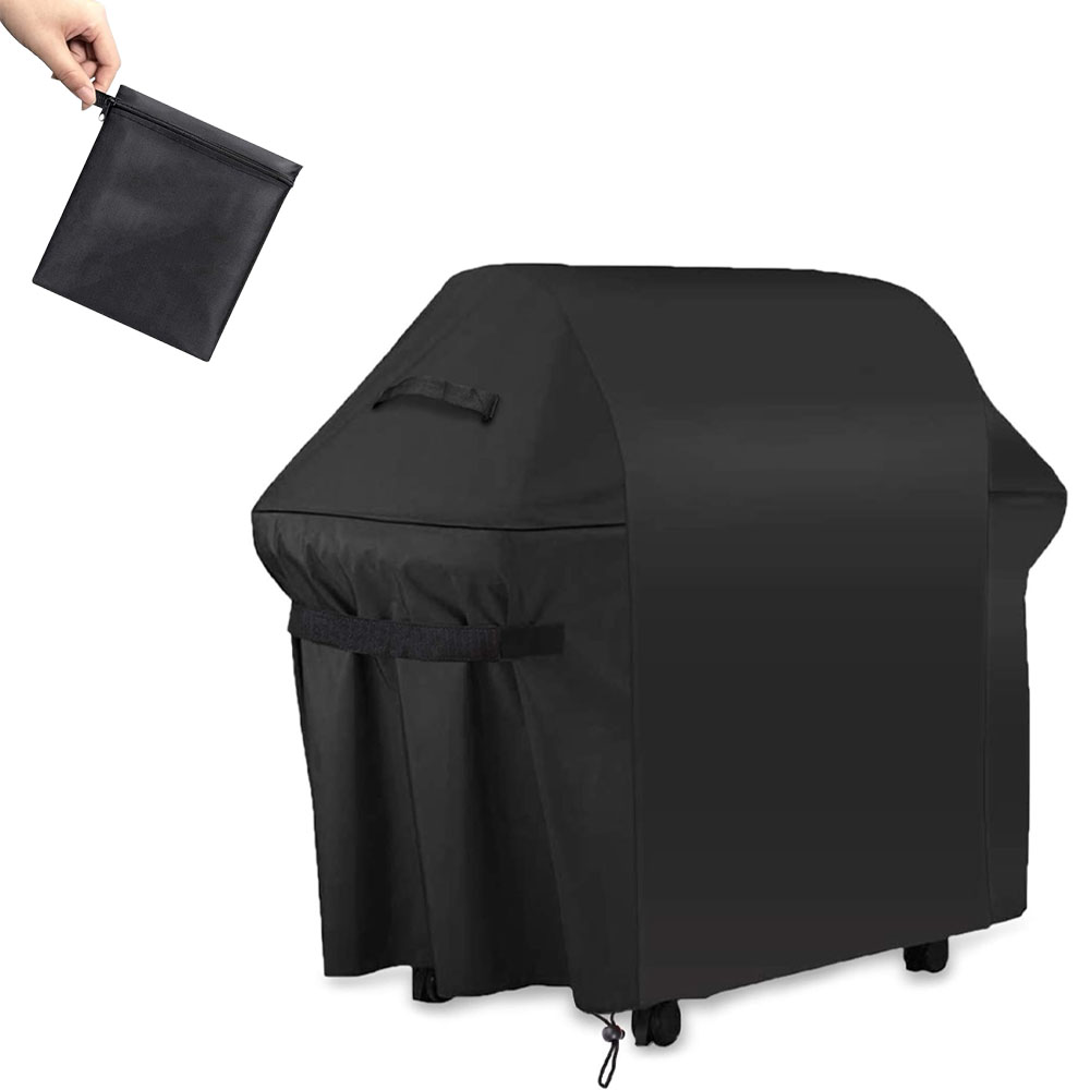 Uniwersalny pokrowiec na grilla - 145 x 117 x 61 cm - Wodoodporny pokrowiec UV - Z torbą do przechowywania - Odporny na warunki atmosferyczne