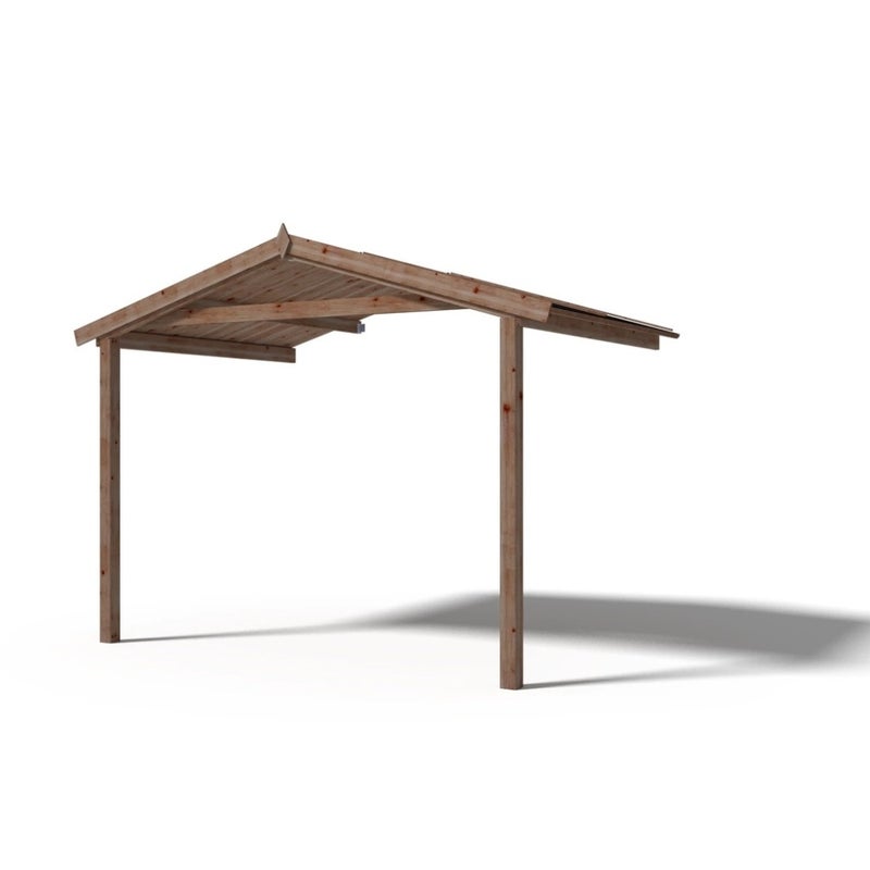 Zadaszenie werandy, tarasu domku ALTANKA 3x2 m, drewniane, impregnowane, DOM146, 1szt.