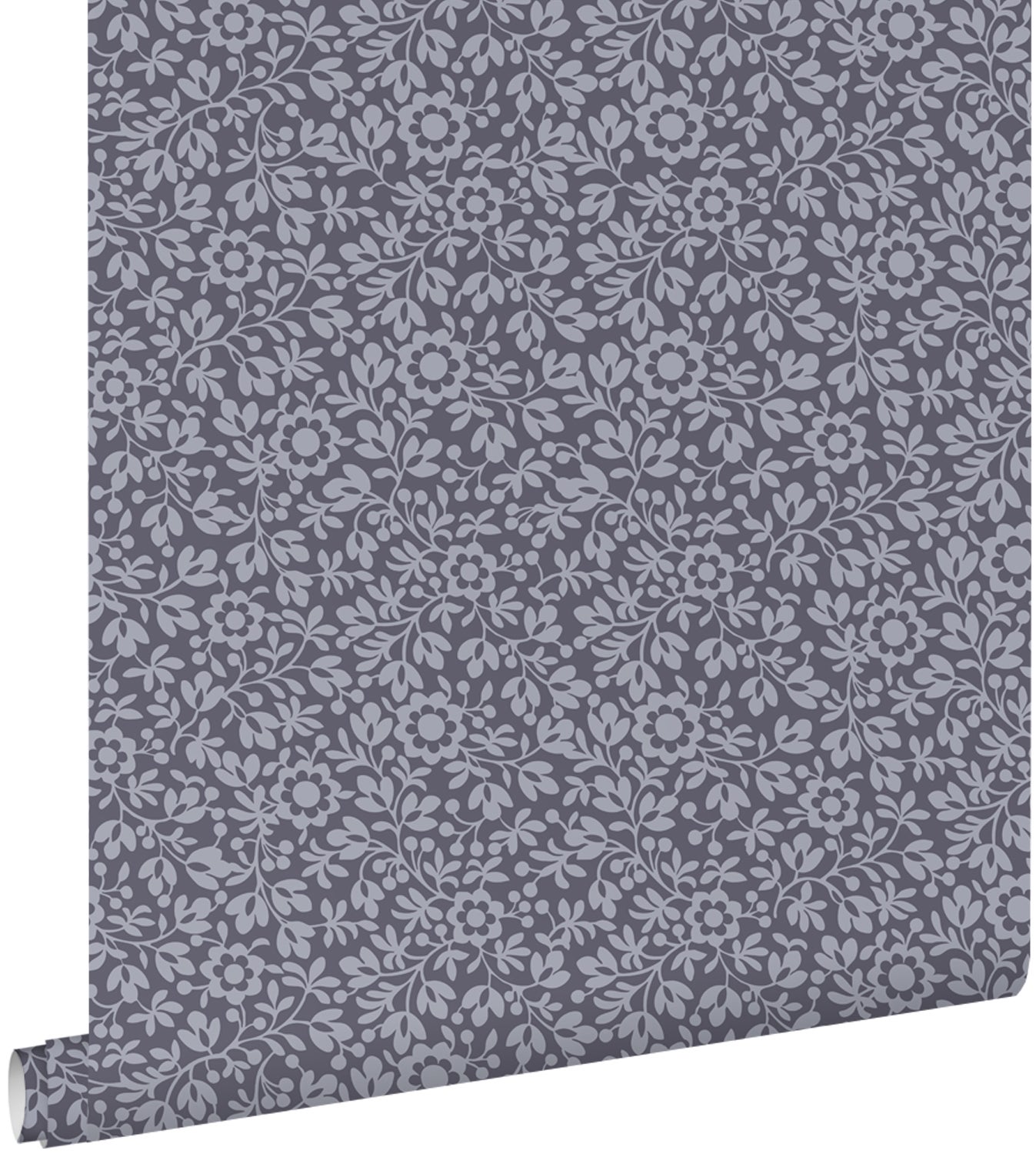 Tapeta kwiaty niebieskim - 50 x 900 cm - ESTAHOME