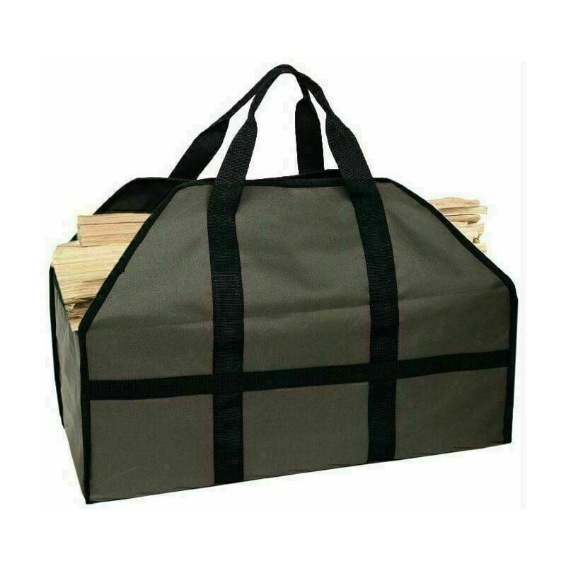 Torba z filcu 61 x 29 x 45,5 cm z uchwytem do transportu drewna, zabawek, gazet, na zakupy itp. (Jasny khaki)