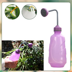 Flacon pulvérisateur en verre pour plante - 16,5 cm - Vert + doré