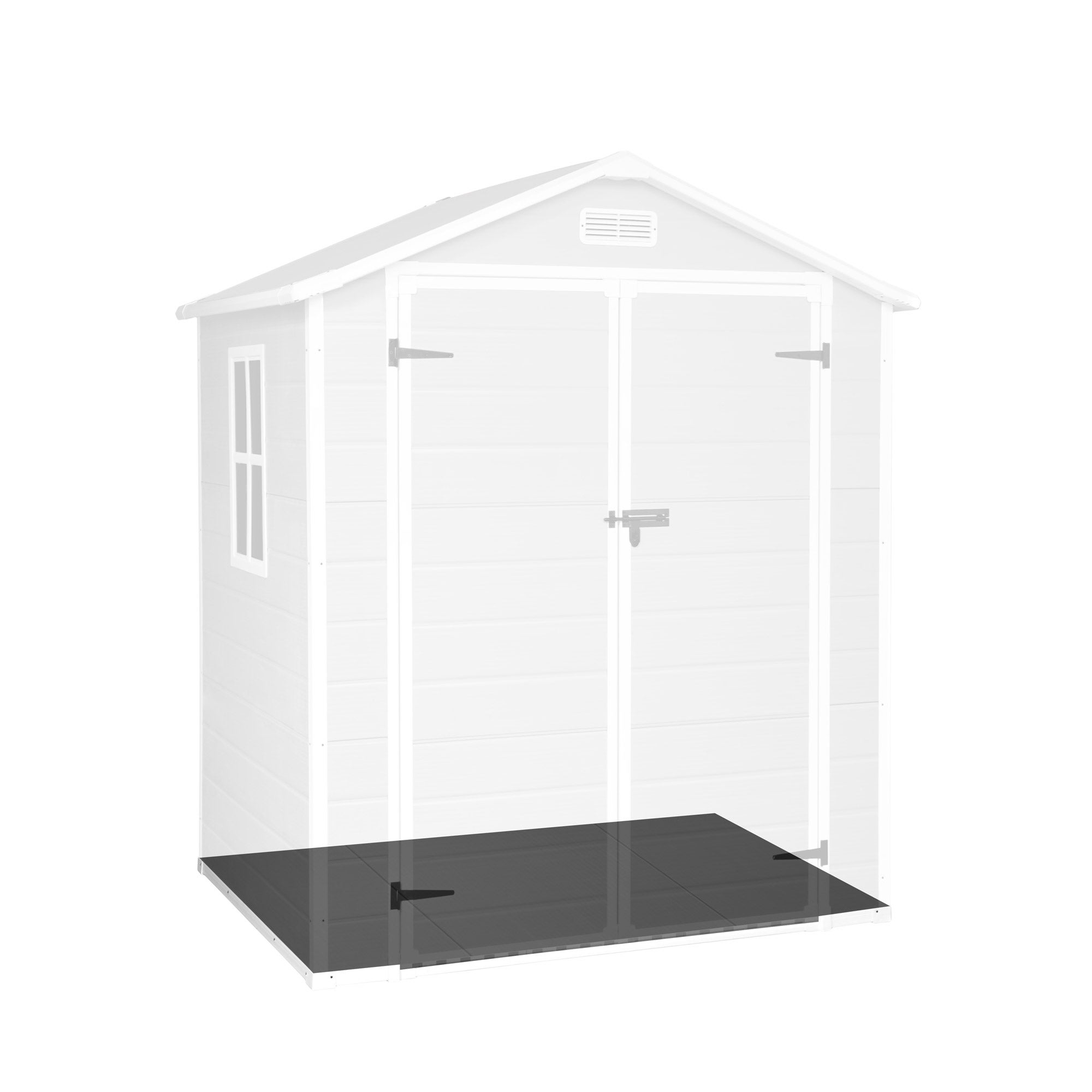 Casetta da Giardino in Resina Aqua 2.6 - Include il suolo - Finestra 2,39m2 - 9