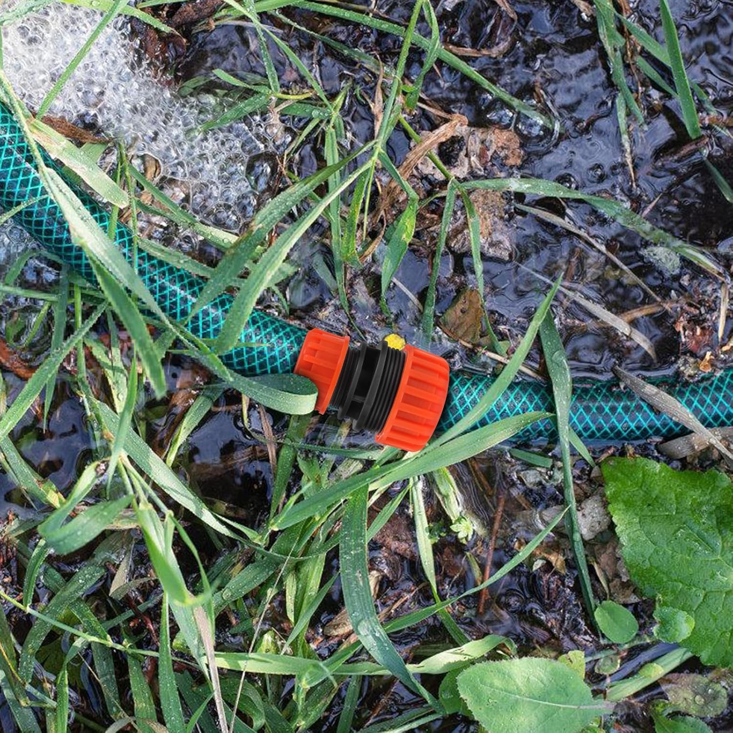 2 Pièces Connecteurs de Réparation Tuyau Jardin Abs Dur pour Rallonge et Réparation Tuyaux Arrosage - 3