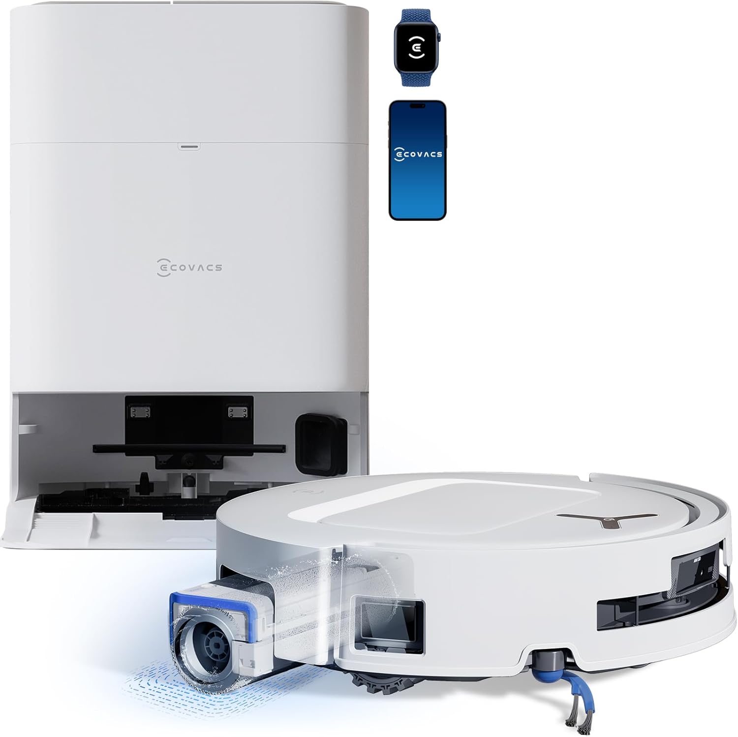 ECOVACS DEEBOT T80 OMNI WHITE | Leroy Merlin