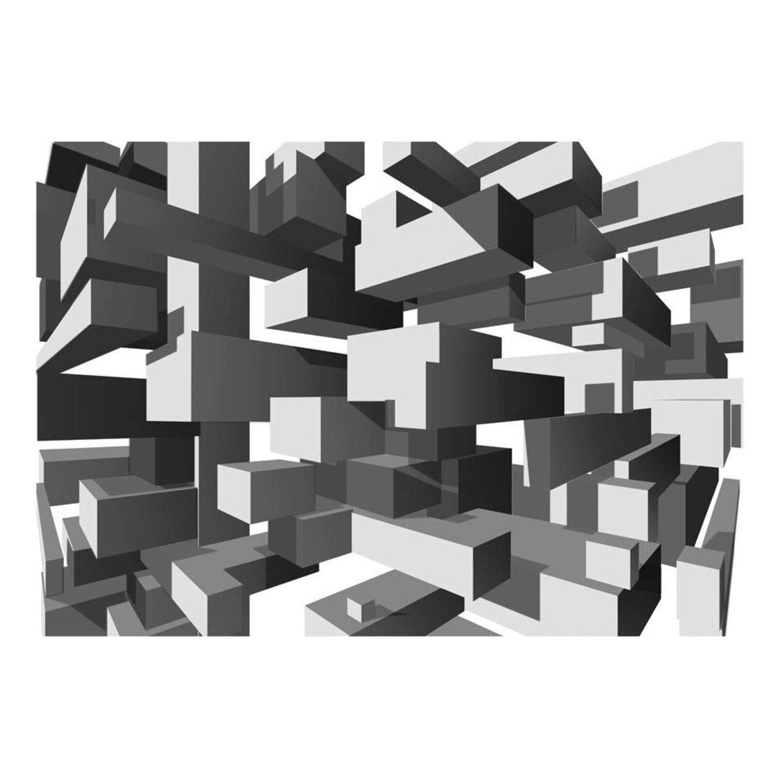 Papier peint notes grises - 350 x 245 cm - 2