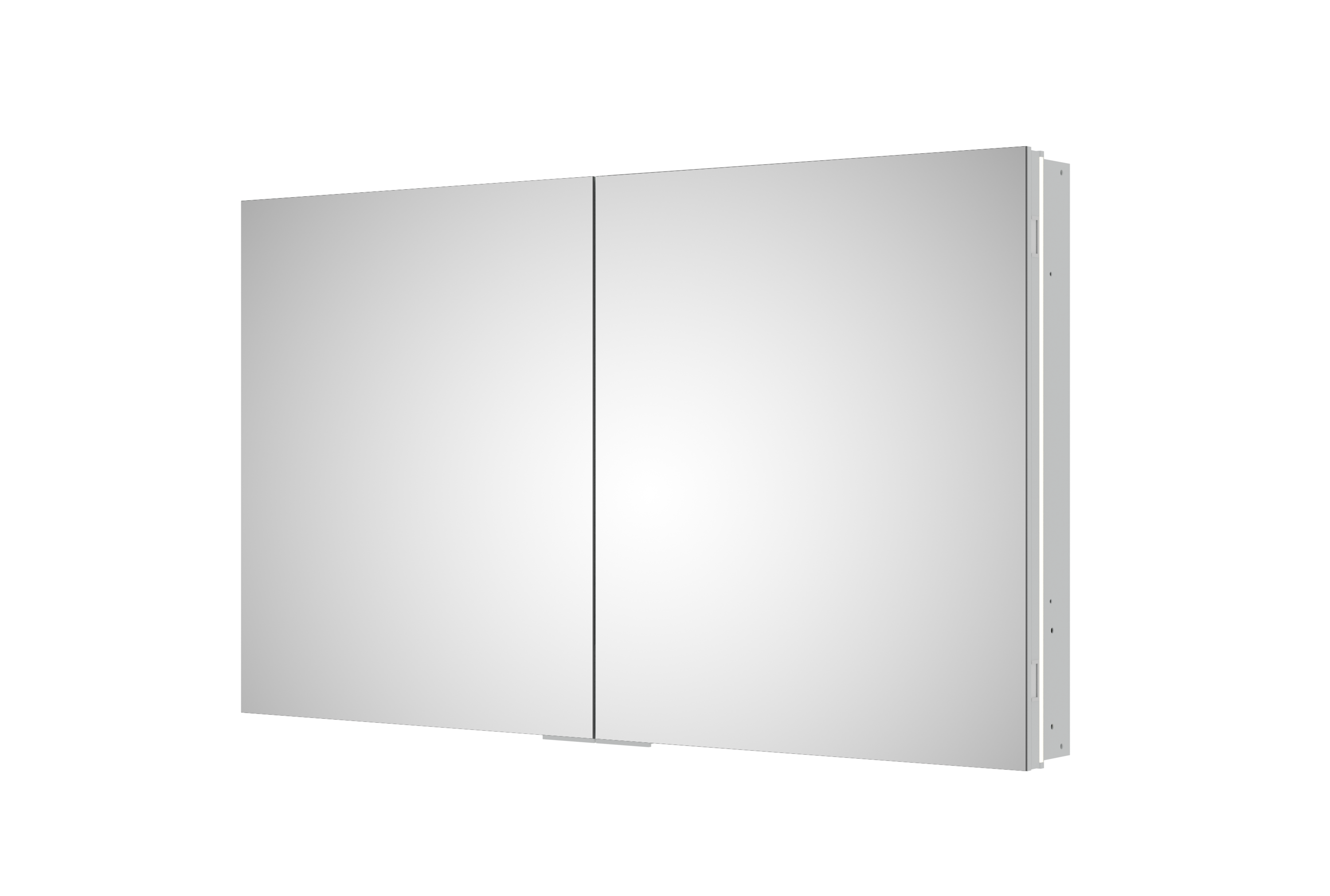 BERNSTEIN - Armoire à glace aluminium murale salle de bain et toilettes