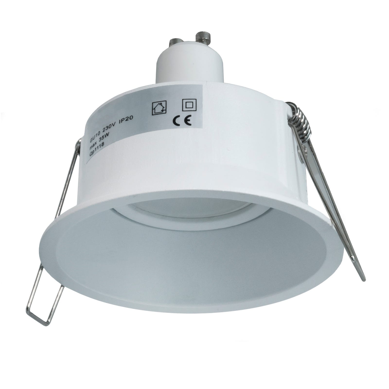 Foco Led Blanco Foco empotrado redondo orificio empotrado 85mmLámpara LED GU10 8W luces ...