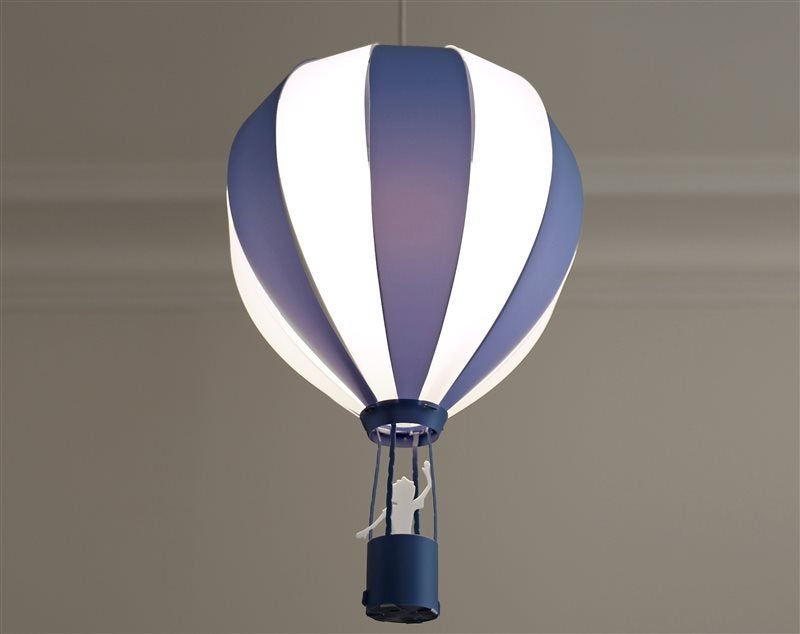 Lampe suspension enfant MONTGOLFIERE - R&M Coudert - bleue - 8