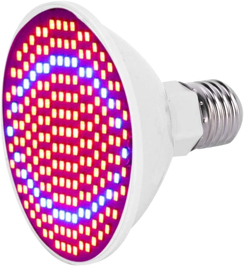 200 diod LED 20 W, czerwone i niebieskie światło do uprawy roślin w pomieszczeniach, piwnicach i szklarniach, wysoka wydajność, 85 V–265 V, materiał A