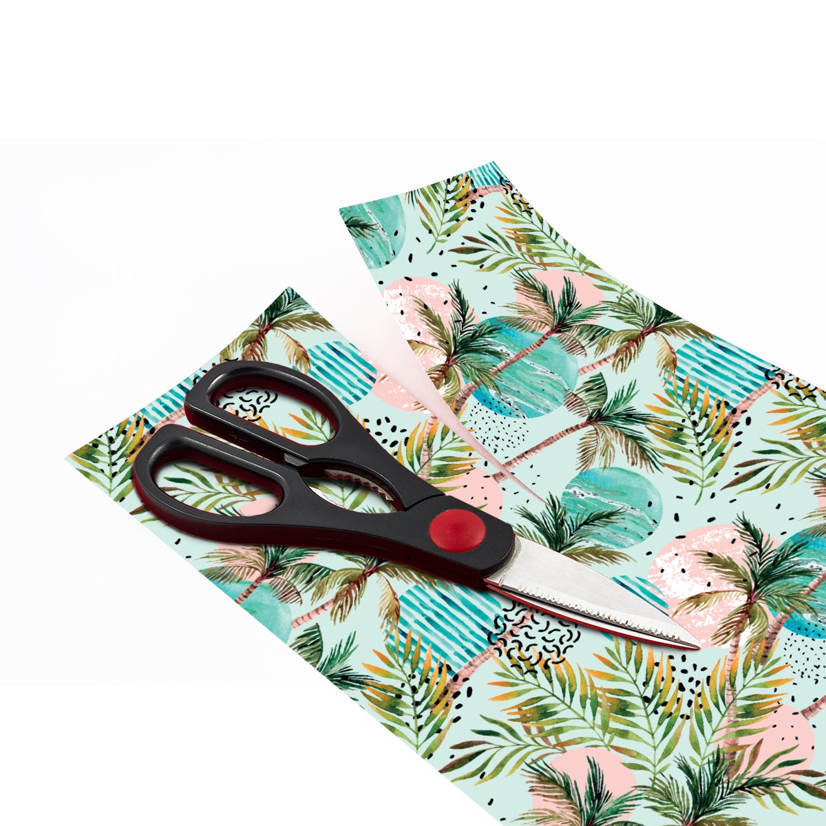 Adesivo mobili tropicale Tubuai - Sticker adesivo - adesivi murali - 60x90cm - 6