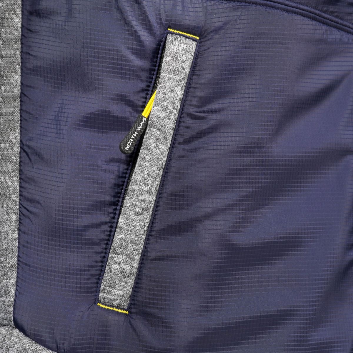 BLOUSON DE TRAVAIL BISCHOP GRIS CHINÉ / MARINE - NORTH WAYS - Taille L - 5