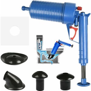 Deboucheur Canalisation Haute Pression Déboucheur Canalisation Pro - 3 Adaptateurs Inclus - Déboucheur à Pompe - Evier - Toilette - Baignoire | Leroy Merlin Deboucheur Canalisation Haute Pression Déboucheur Canalisation Pro - 3 Adaptateurs Inclus - Déboucheur à Pompe - Evier - Toilette - Baignoire | Leroy Merlin