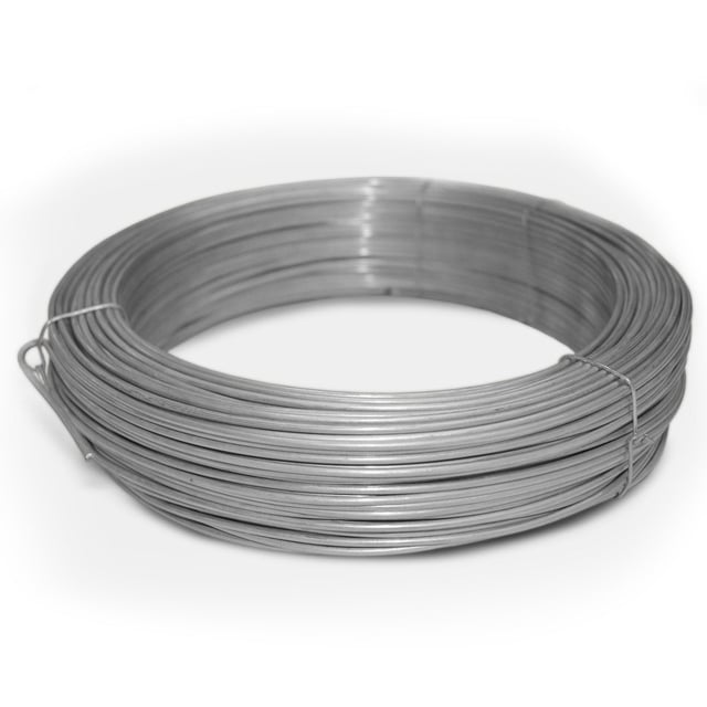 Fil de Tension polyvalent,Fil de Liaison, Solidifier vos Clôtures, travaux de jardinage, bricolage,3,1 mm d'épaisseur, Galvanisé, 80 m