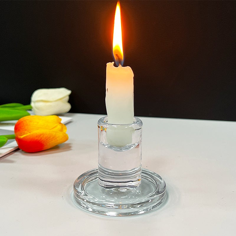 Portacandele In Vetro Trasparente – Set Da 10, Ideali Per Candeline Da 40 Mm - 2