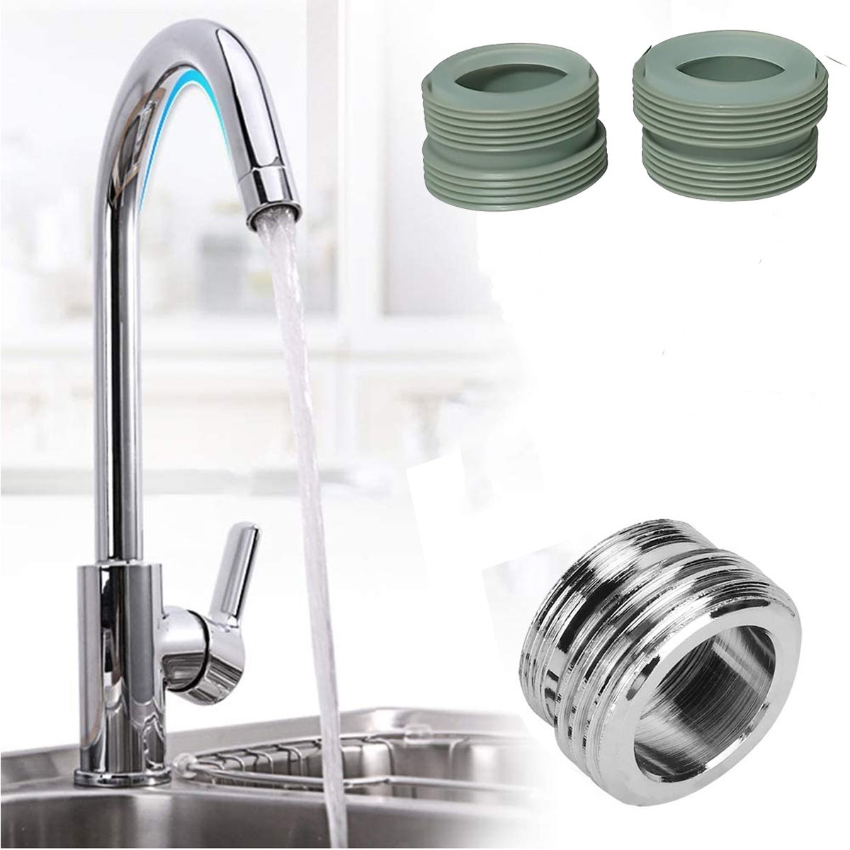 Extensor Grifo Leroy Merlin Adaptador Grifo Cocina Mezclador