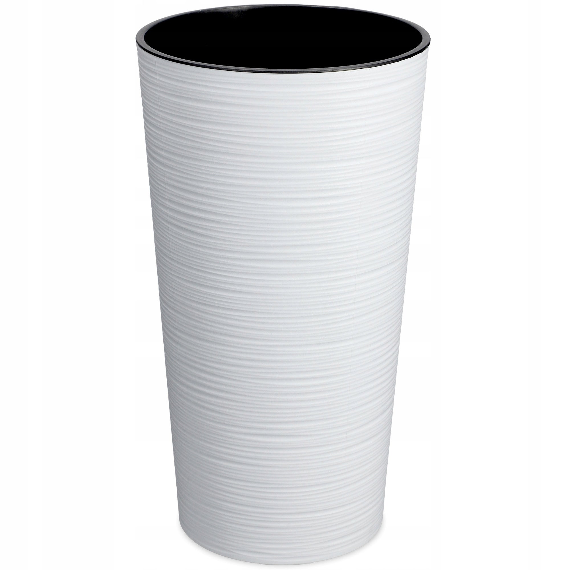 DONICZKA DONICA OSŁONKA NA KWIATY BIAŁA KWIETNIK WYSOKA Z WKŁADEM 36 cm