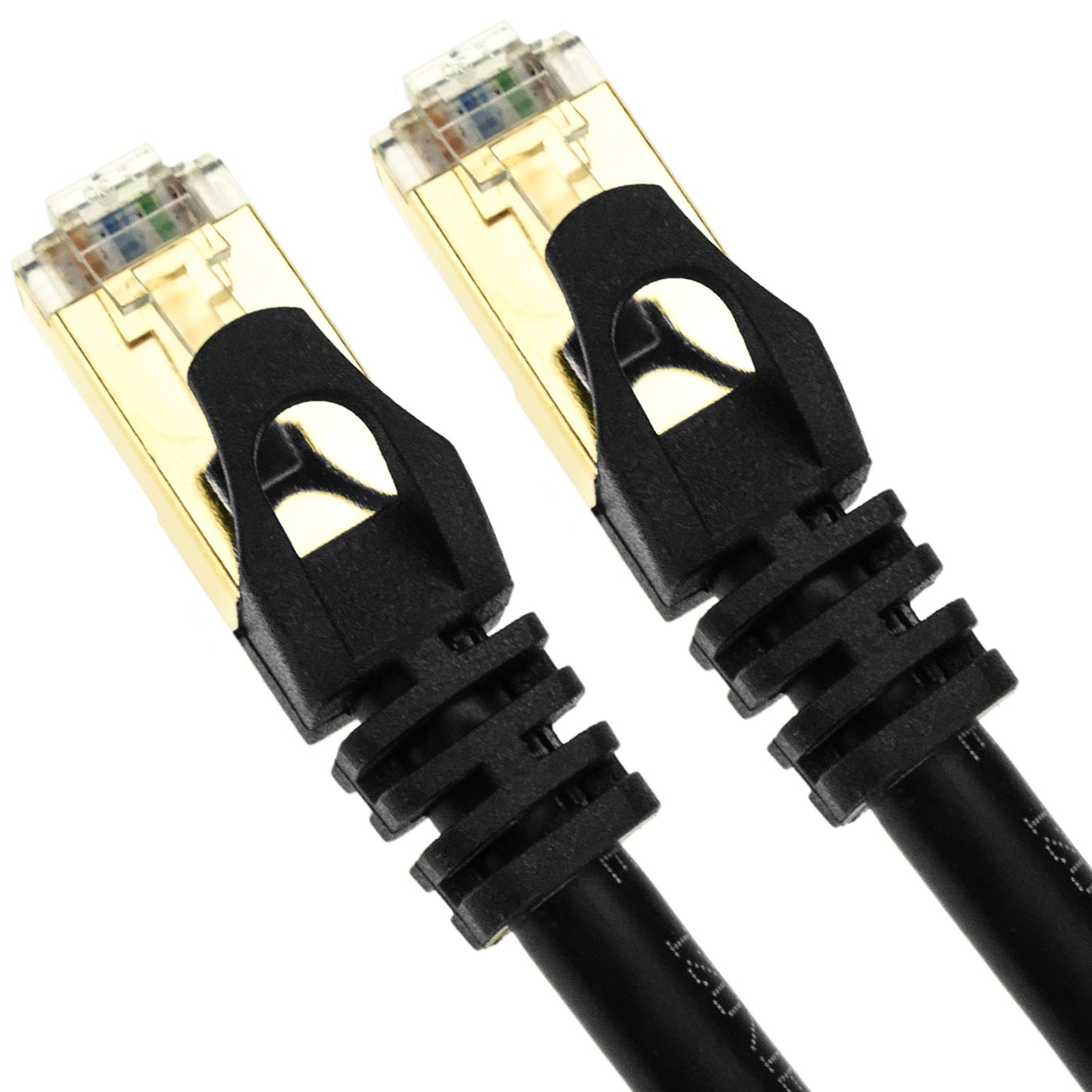 Câble réseau Ethernet type LAN SFTP RJ45 couleur noire 1 m - 3