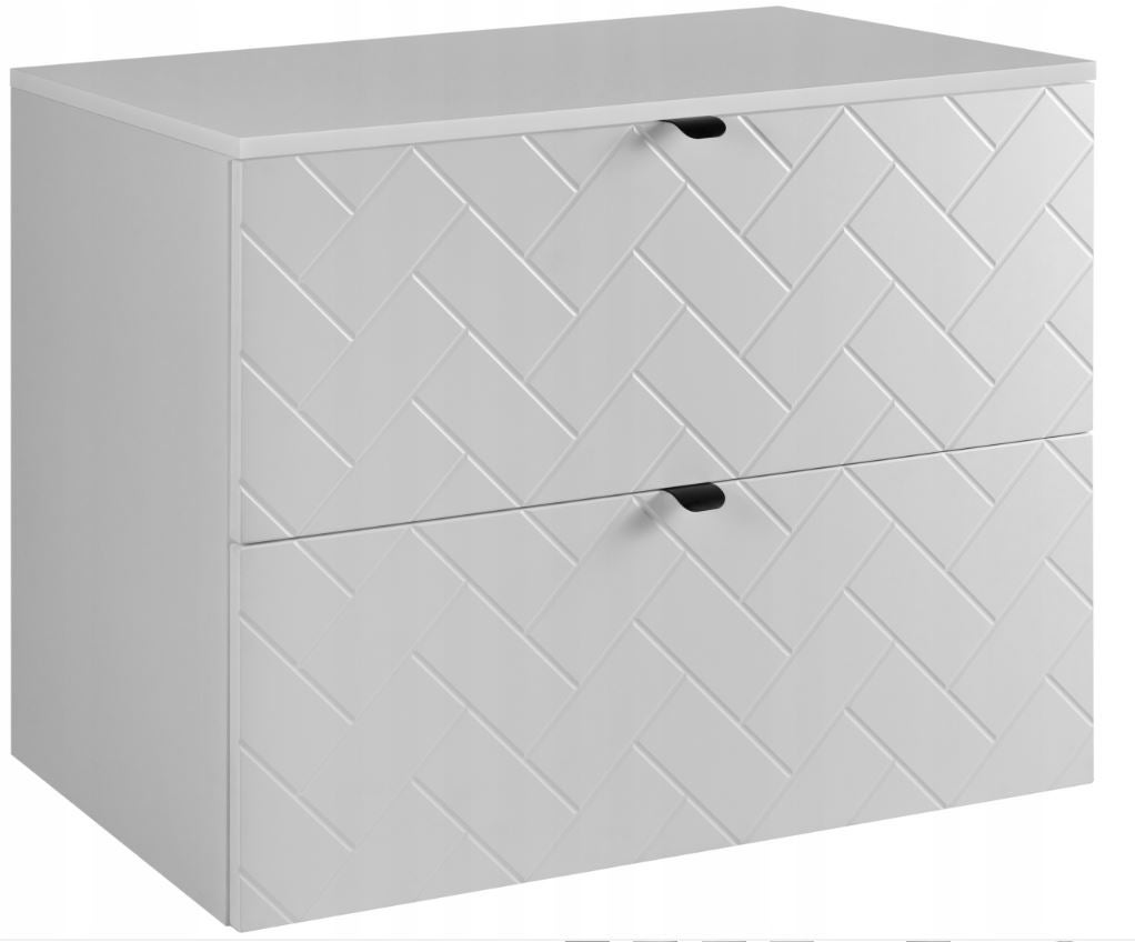 Blat łazienkowy 60 cm biały mat płyta laminowana 16 mm odporny na wilgoć - 6