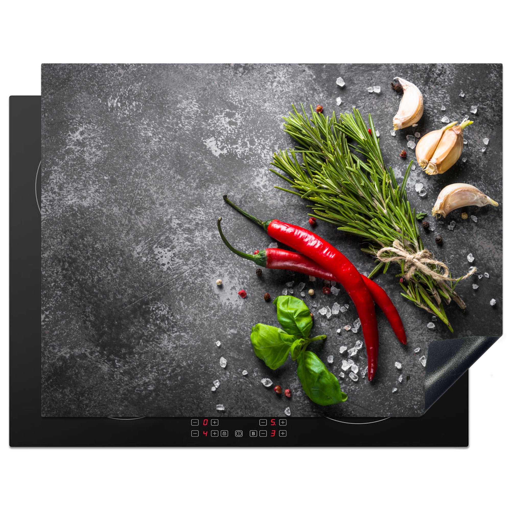 Couvre-plaque de cuisson en une seule pièce - En silicone - Imperméable et antidérapante - Pliable - 50 x 70 cm - Noir Couvre-plaque de cuisson en une seule pièce - En silicone - Imperméable et antidérapante - Pliable - 50 x 70 cm - Noir
