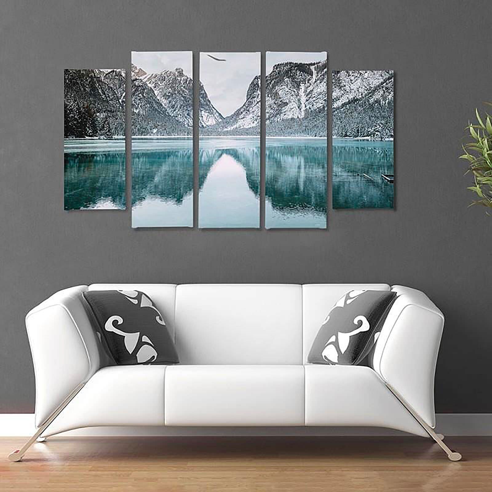 Tableau paysage de montagne - 100 x 70 cm - 5