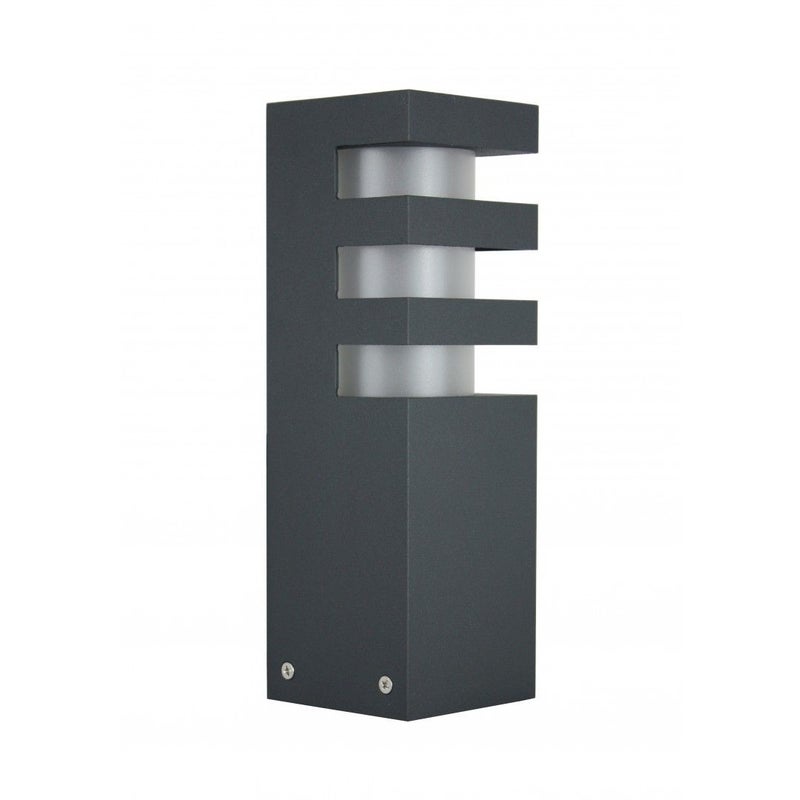 Lampa ogrodowa stojąca Rado ciemnoszara 1xE27x18W IP54 wym: 25 x 8 x 8 cm aluminium SU-MA