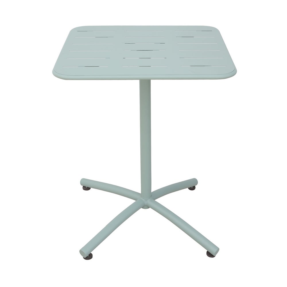 Table de jardin Pankow design bar stratifié avec piètement en métal ...