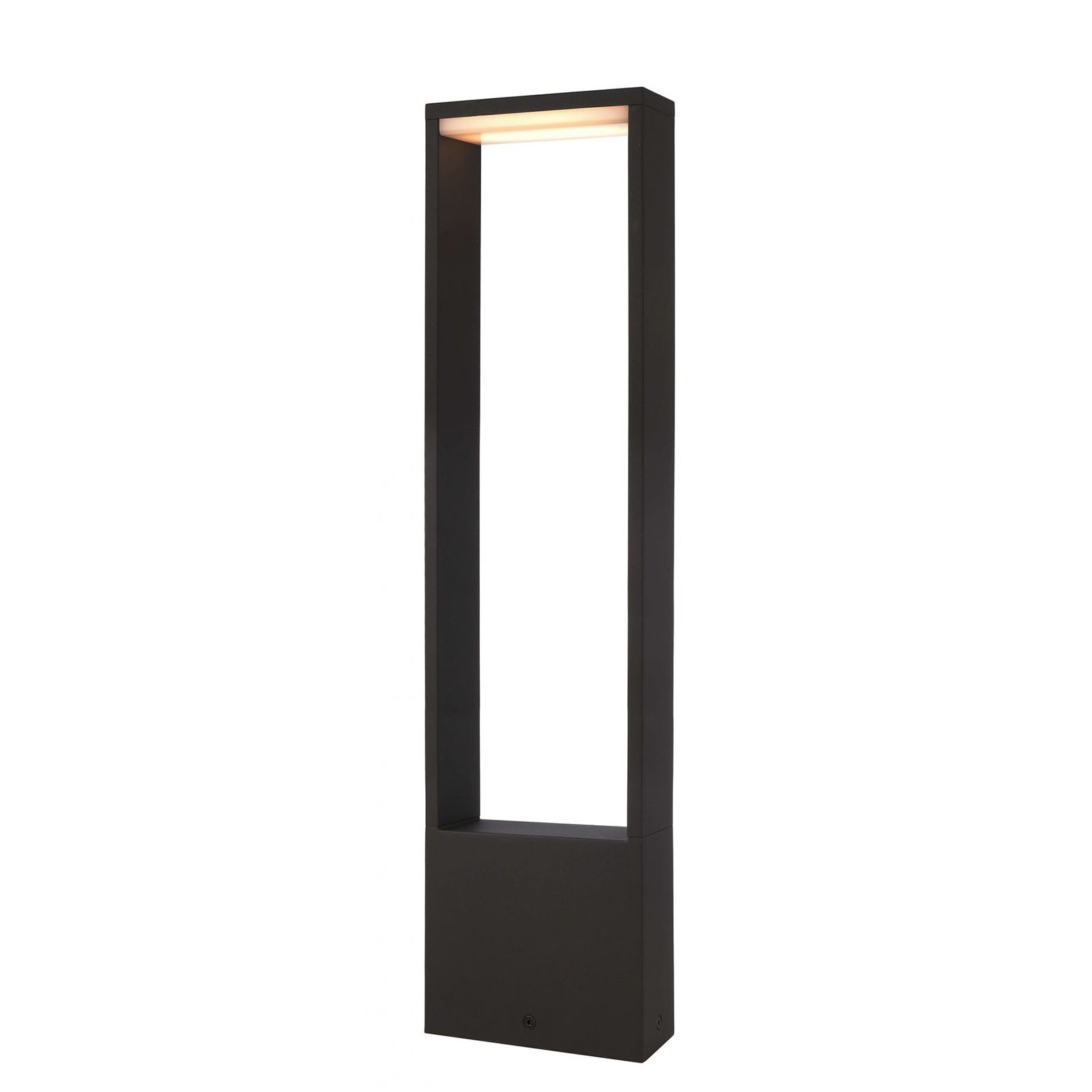 Farola cata 70cm moderna led 4w poste exterior impermeable ip54 luz 3000k jardín avenida camino villa 230v tamaño 700mm