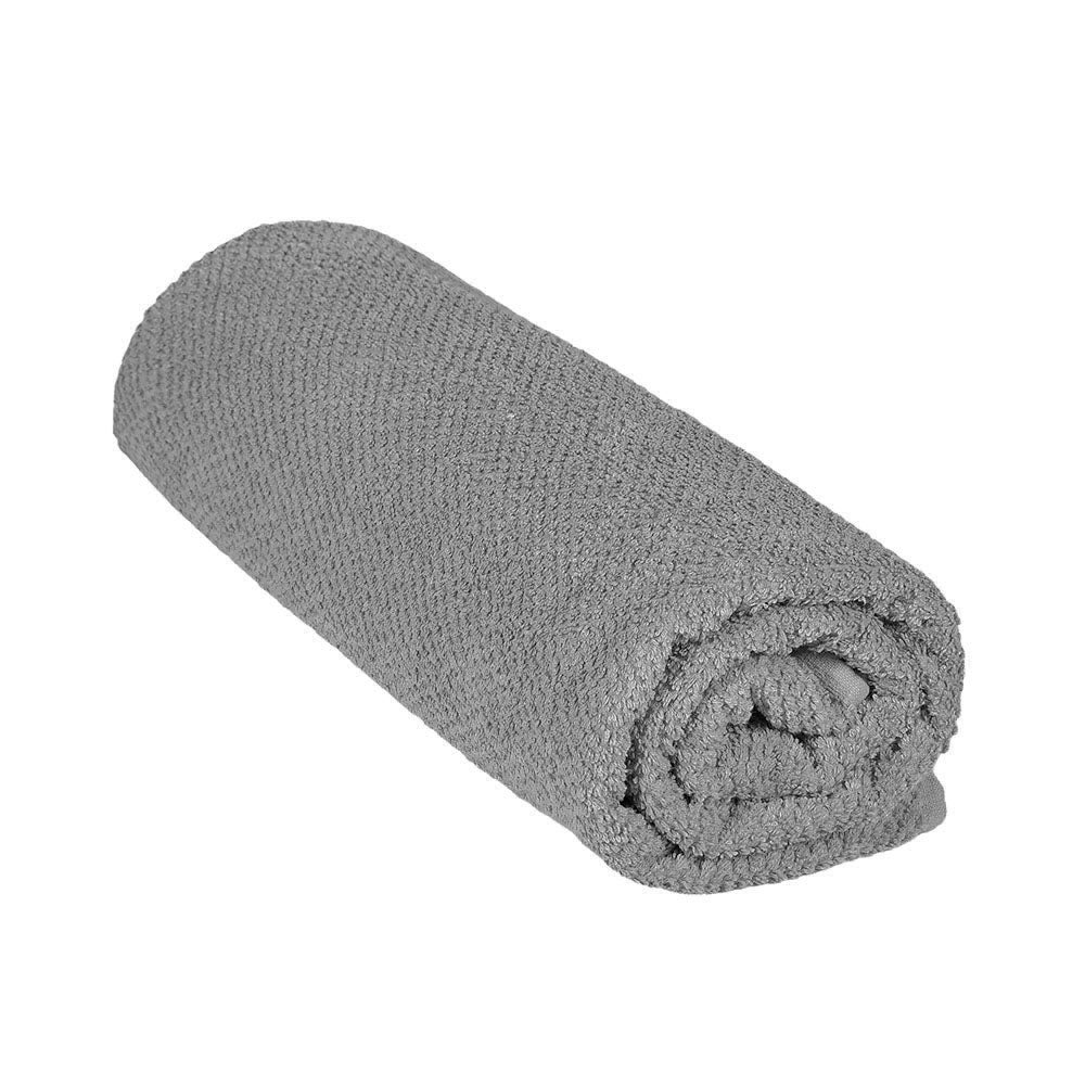 American Soft Linen Asciugamano Oversize 100x200 Cm – 100% Cotone Turco – Telo Jumbo Per Adulti – Grigio Chiaro - 2