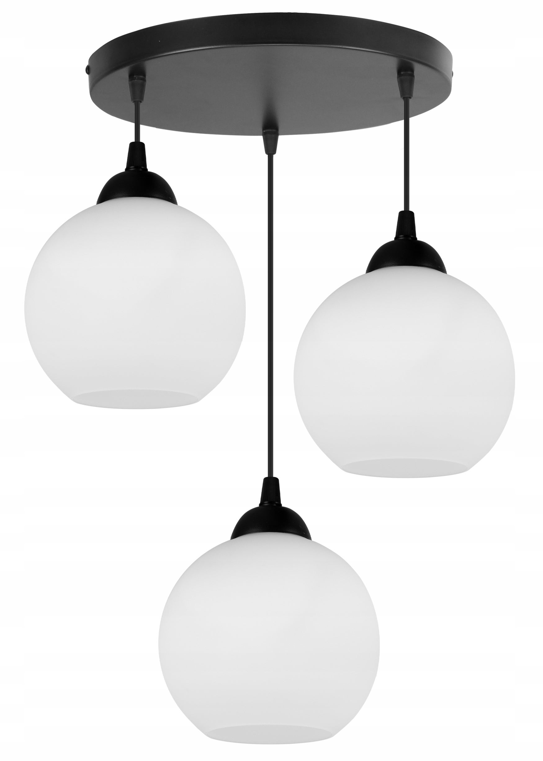Lampa sufitowa wisząca Eliza boho 3xE27 abażur kule białe Light Home LH