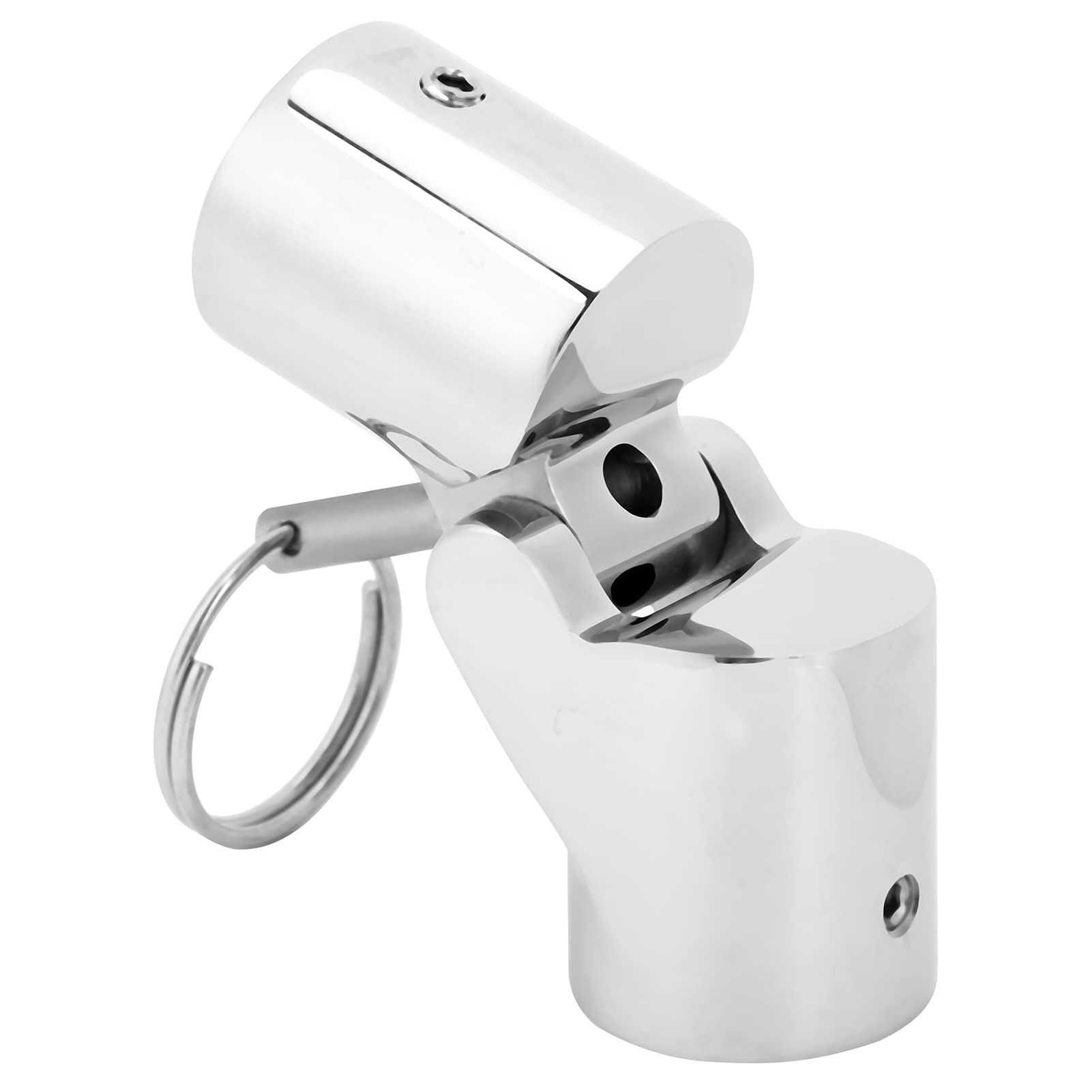 Connecteur Pivotant En Acier Inoxydable 316 Pour Tube De Yacht - 20 Mm - Pliable à 180°, Finition Polie - Pour Aménagement Nautique - 2