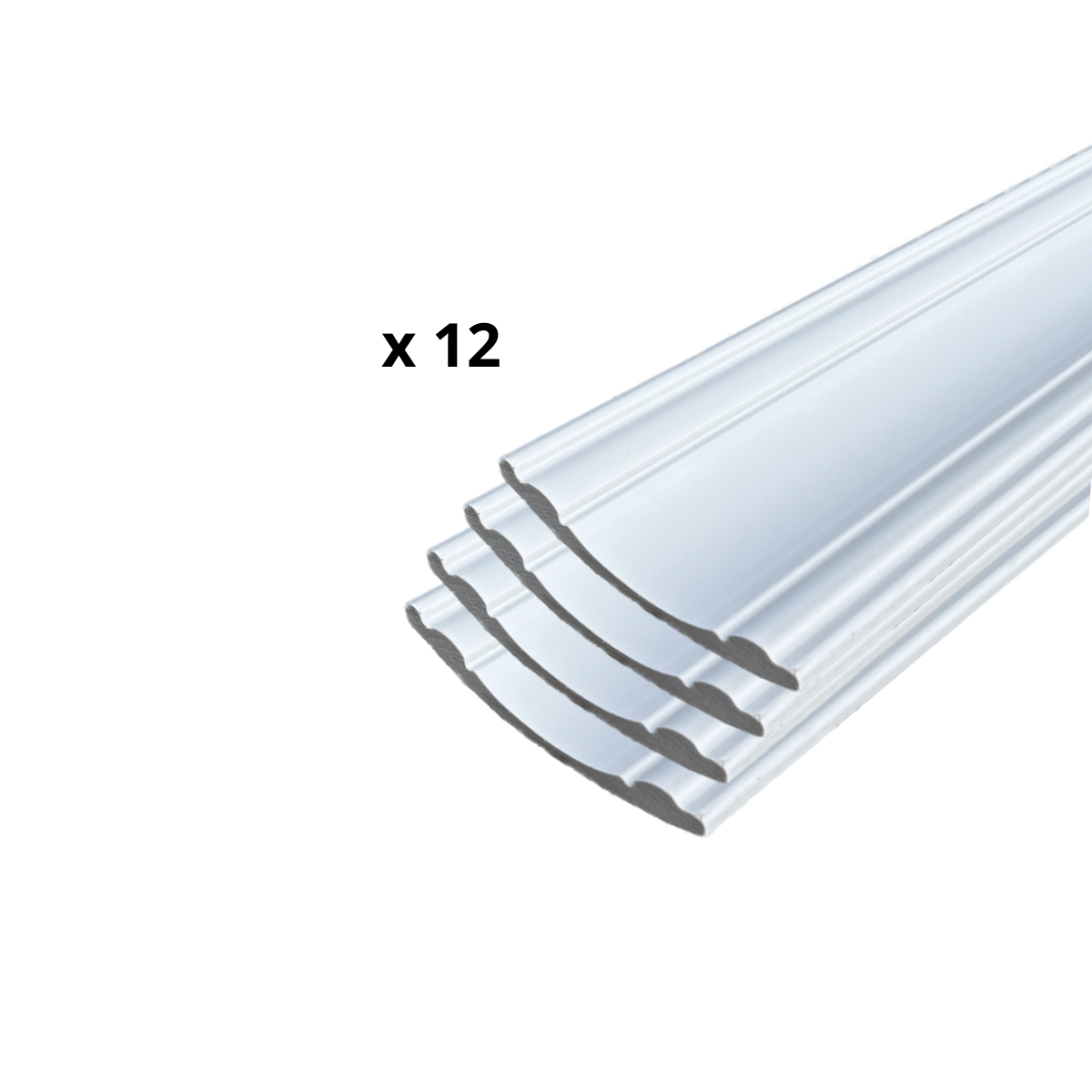 Lot de 12 Corniches Classiques Polymère, L.240 cm x P.12 cm, Ep.50 mm - 6