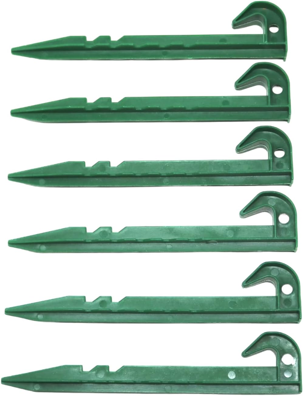 145 mm zielone paliki haczykowe – do stawów/karpi/zwalczania chwastów