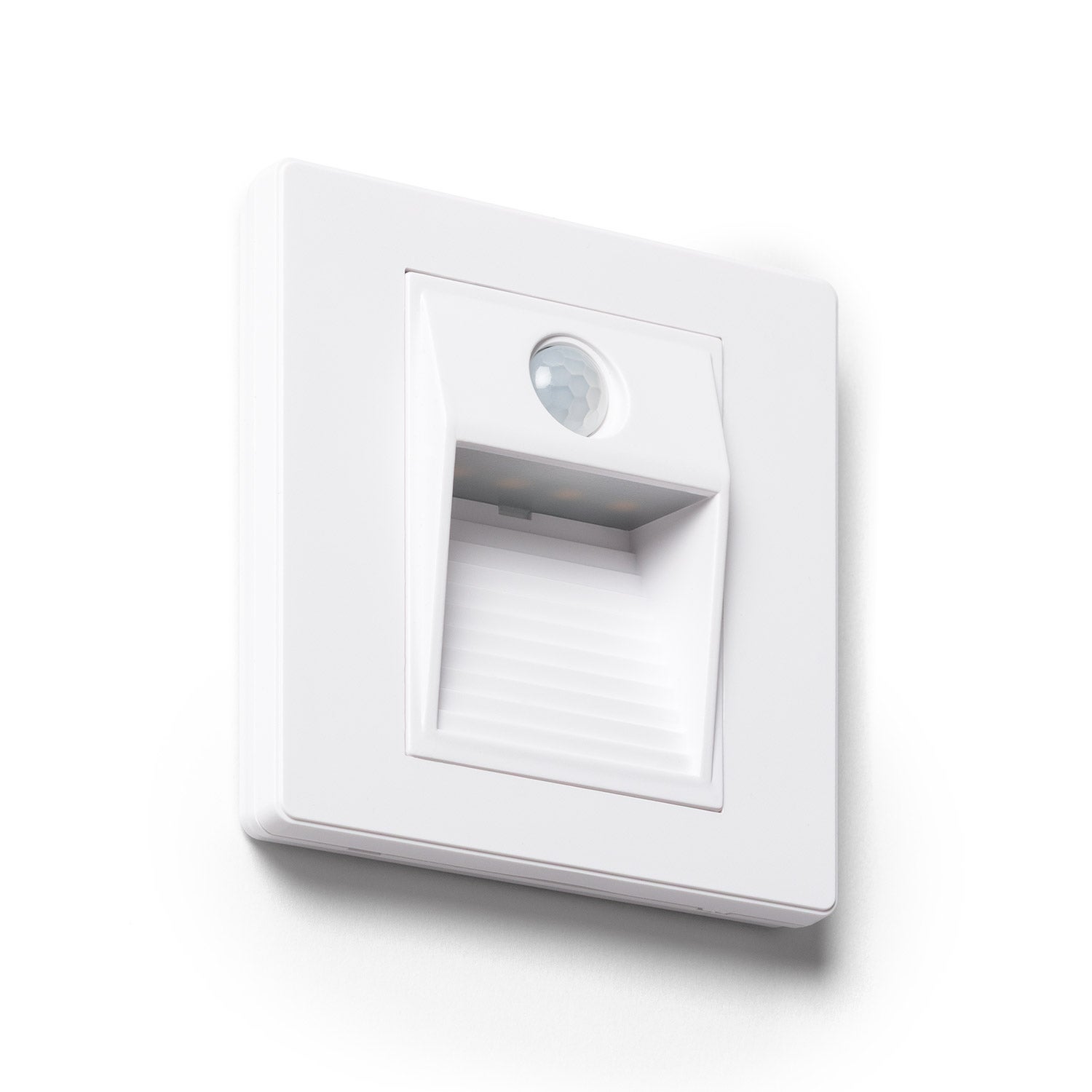 Ledkia Baliza de Pared LED Empotrable con Sensor PIR Olite 3000K Blanco ...