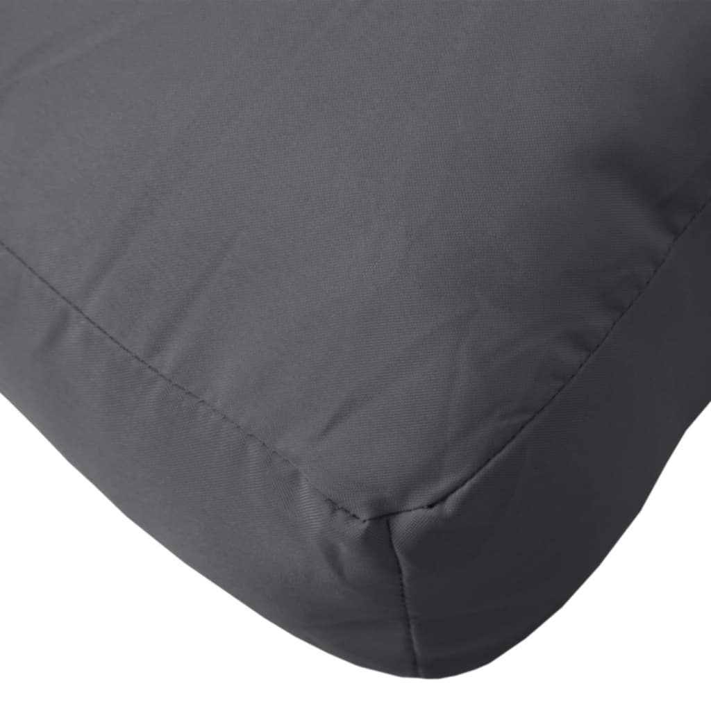 Coussins de palette lot de 3 anthracite tissu oxford - 8
