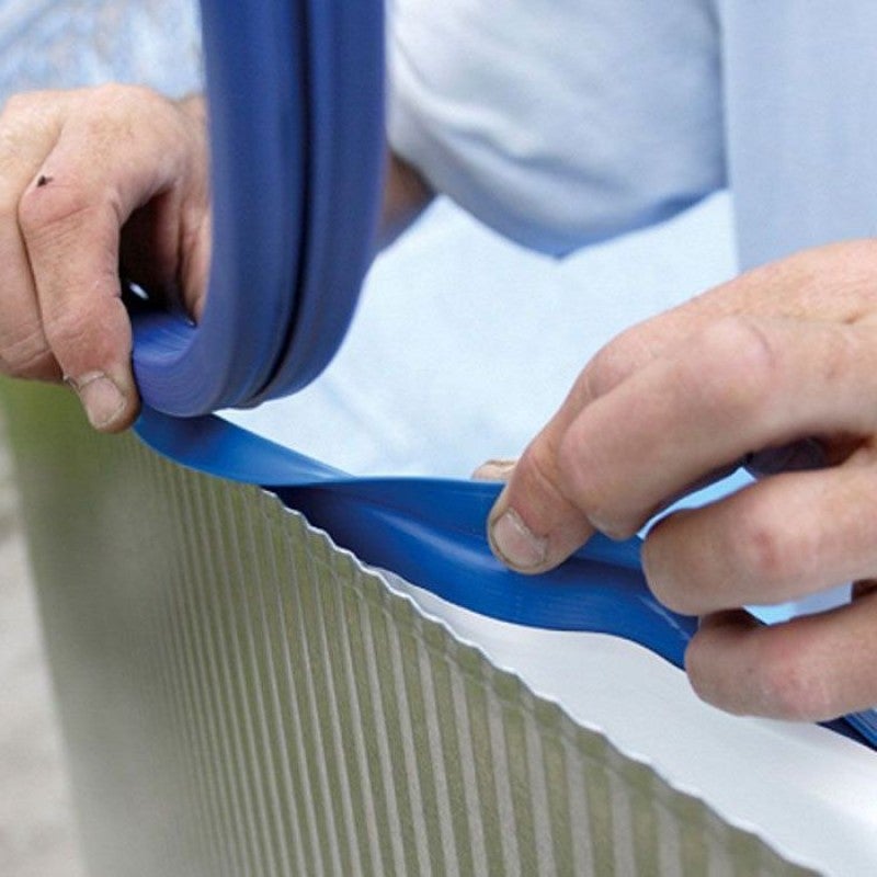 Liner para piscina azul PVC reforçado UV químicos 915x470x132cm impermeável durável - 5