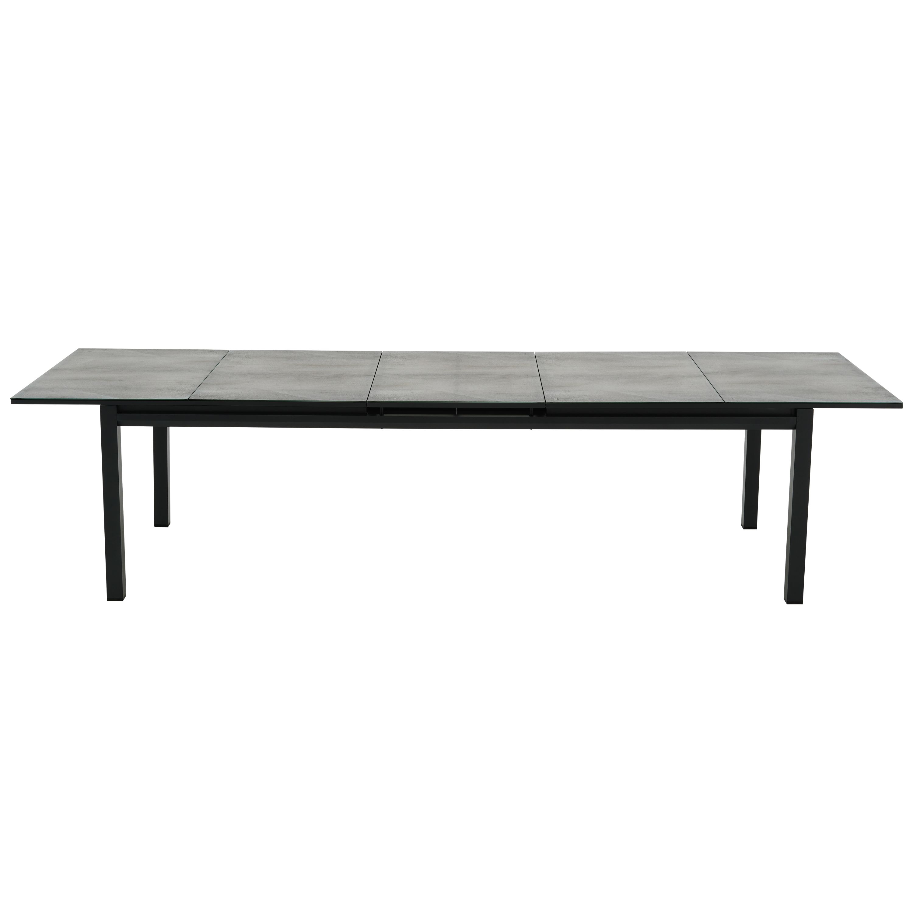 Stół ogrodowy NATERIAL Odyssea prostokątny szary 12-osobowy