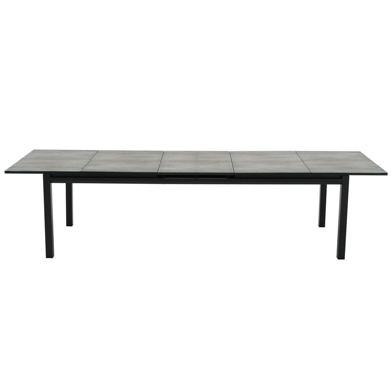 Stół ogrodowy NATERIAL Odyssea prostokątny szary 12-osobowy