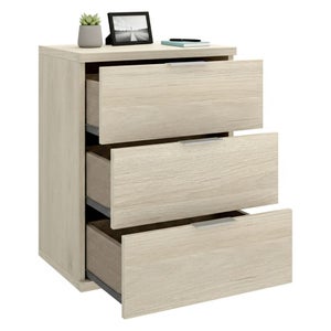 Comodino in legno con 3 cassetti. · Mobilificio Maieron Paluzza, Udine