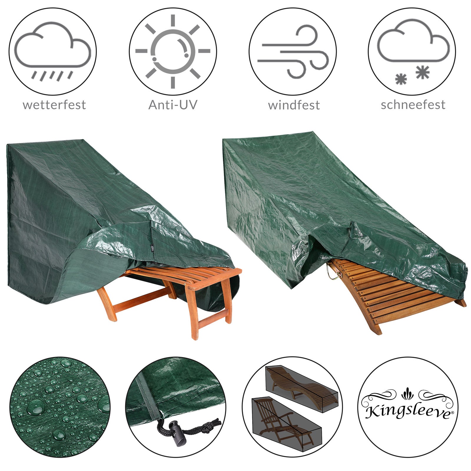 Bâche De Protection Kingsleeve En Polyéthylène Pour Ensemble De Jardin