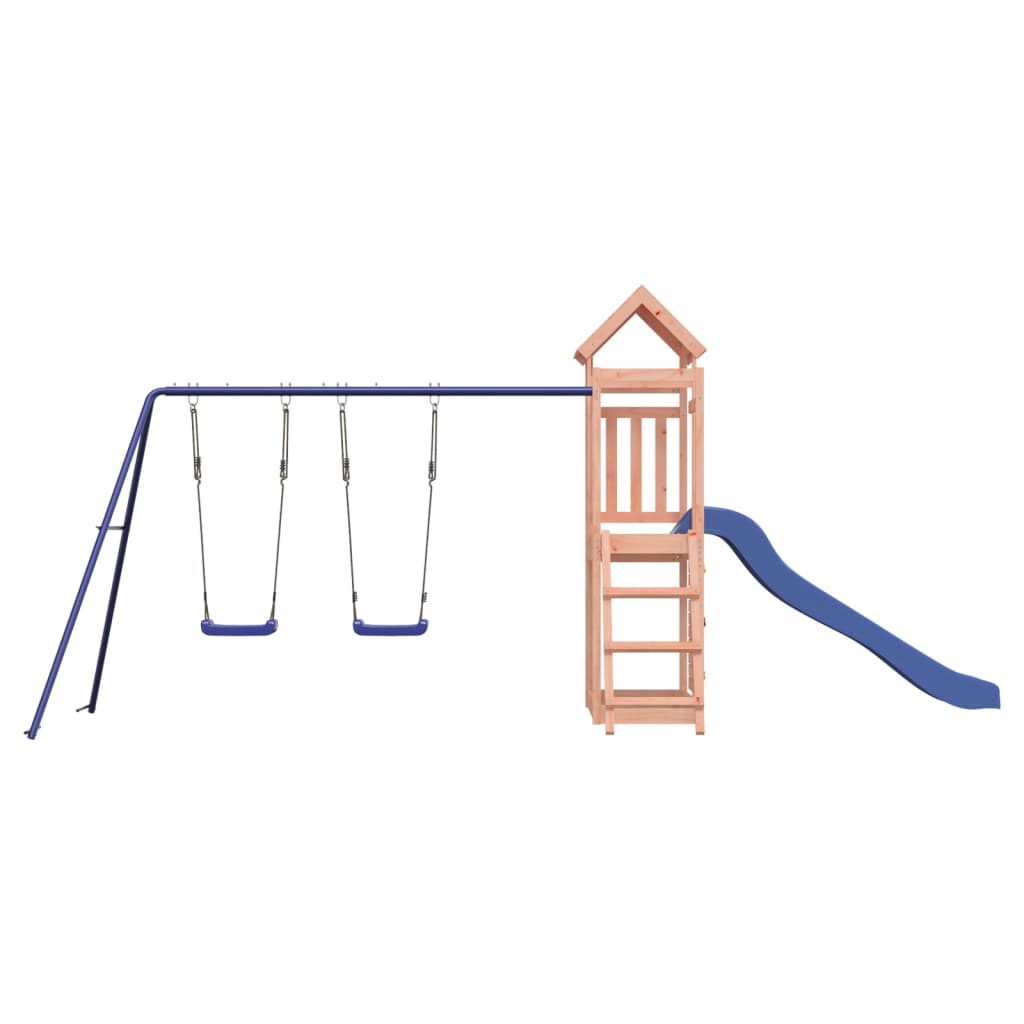Parco giochi per esterni altalena per arrampicata scivolo altalena robusta giochi da giardino 505 x 186 x 02_0004723 - 4