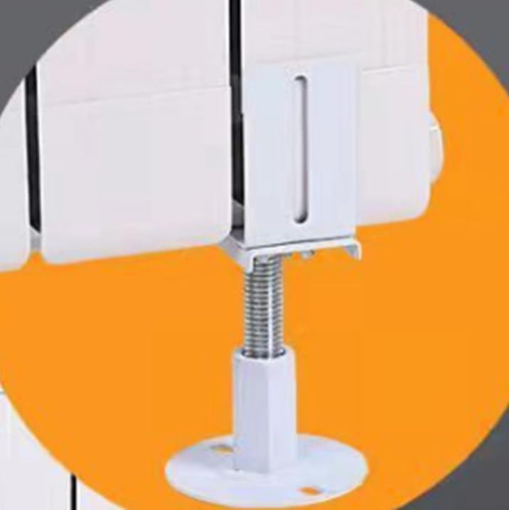 2 soportes para radiador, resistentes a la niebla salina, regulables en altura (11-16 cm), adecuados para uso doméstico - 7
