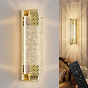 1 confezione di applique da parete con 3 temperature di colore e telecomando, lampada da lettura wireless, luce notturna touch dimmerabile, beige | Leroy Merlin